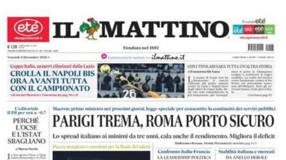 il-mattino:-“crolla-il-napoli-bis:-ora-avanti-tutta-con-il-campionato”