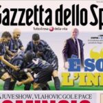 gazzetta-dello-sport-apre-con-la-vittoria-della-juve:-“ricomincio-da-4”