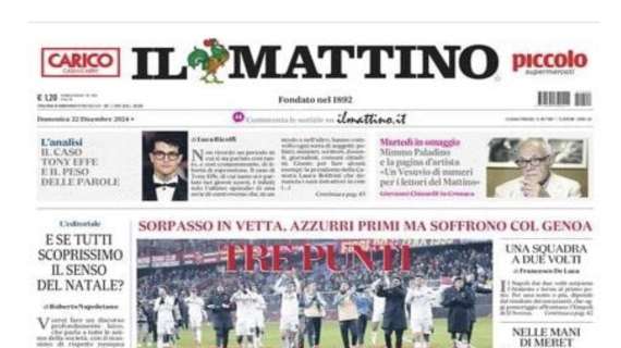 il-mattino:-“tre-punti-sotto-l’albero”