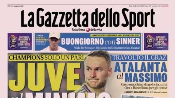 gazzetta-dello-sport:-“juve-al-minimo,-atalanta-al-massimo”