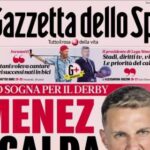 gazzetta:-“gimenez-si-scalda,-il-milan-lo-sogna-per-il-derby”