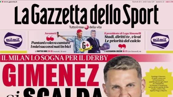 gazzetta:-“gimenez-si-scalda,-il-milan-lo-sogna-per-il-derby”