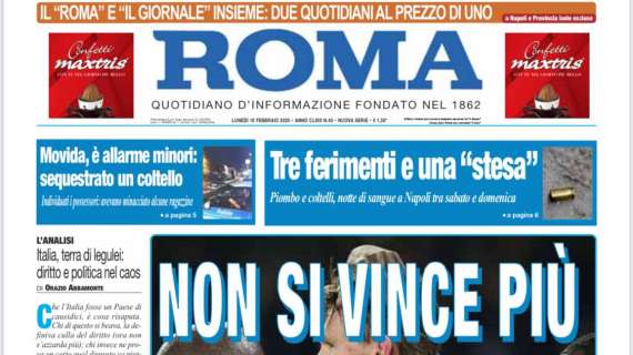 il-roma:-“non-si-vince-piu”