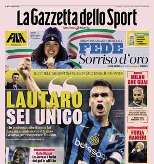 la-gazzetta-dello-sport:-“milan,-che-guai.-roma,-furia-ranieri”