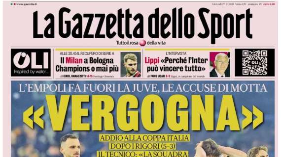 la-gazzetta-dello-sport-sul-clamoroso-ko-della-juve:-“vergogna”