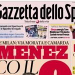 gazzetta-dello-sport:-“milan,-via-morata-per-gimenez.-motta,-ora-se-sbagli-paghi”