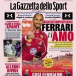 la-gazzetta-dello-sport:-“lazio-e-viola-avanti,-l’italia-no”